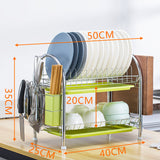 Multi-layer Floor Draining Bowl Rack Kitchen Shelf Countertop Dish Storage Knife And Fork Cabinet Dish Rack Storage Product