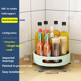 Kitchen Double-layer Rotating Seasoning Product Storage Rack