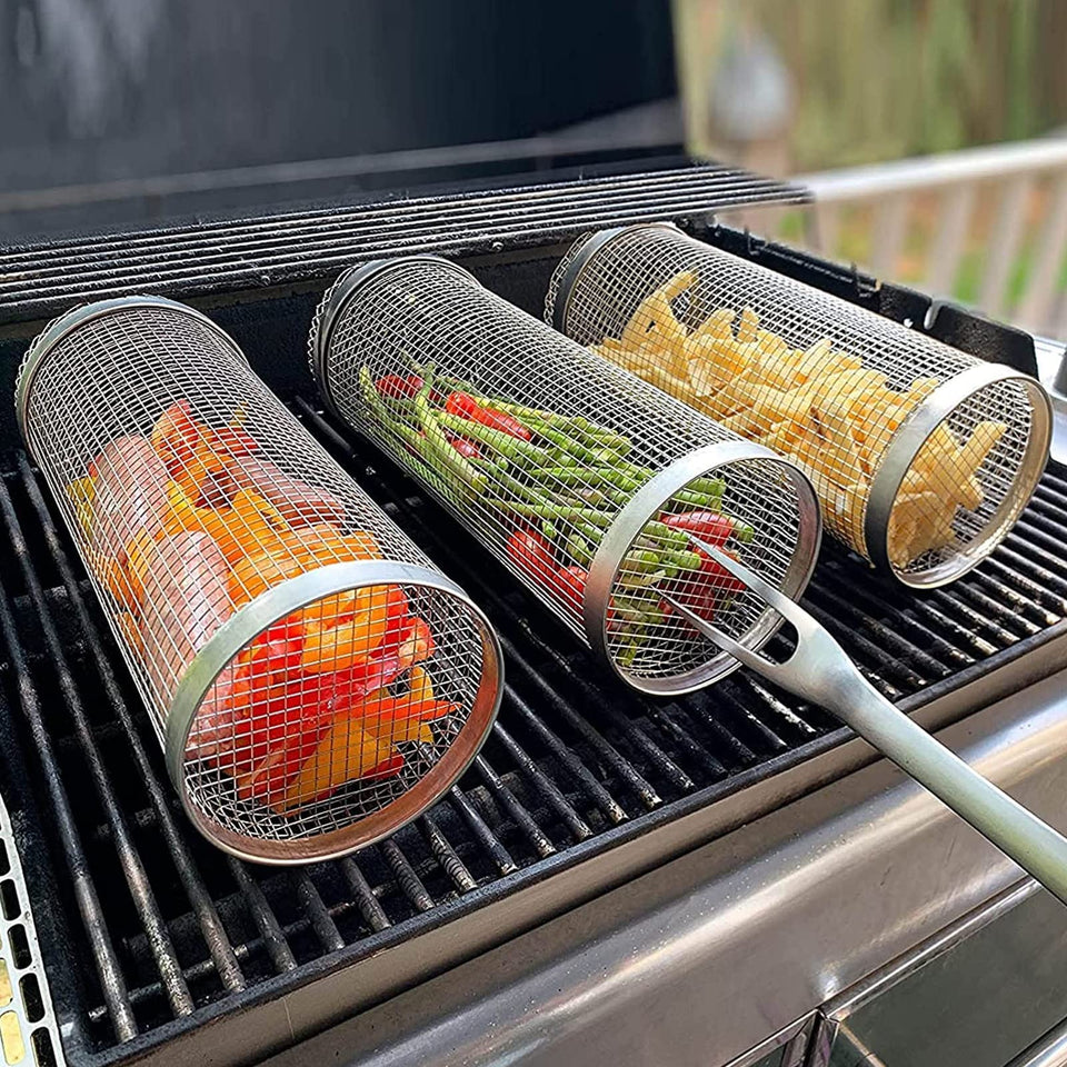 Net Portable Outdoor Camping Barbecue Rack Kitchen Gadgets