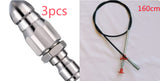 60CM Sewer Dredger Spring Pipe Dredging Tool Household Hair Cleaner Drain Clog Remover Cleaning Tools Household For Kitchen Sink Kitchen Gadgets