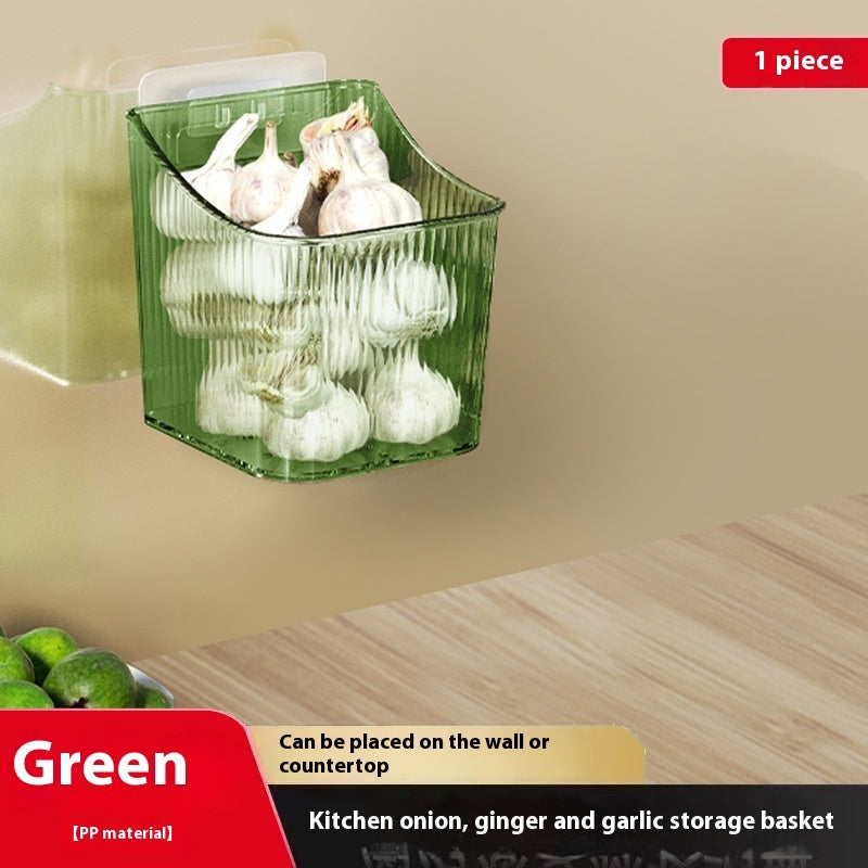 Ginger And Garlic Storage Hanging Basket Kitchen
