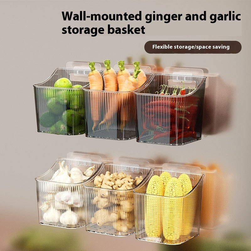 Ginger And Garlic Storage Hanging Basket Kitchen