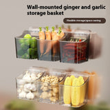 Ginger And Garlic Storage Hanging Basket Kitchen