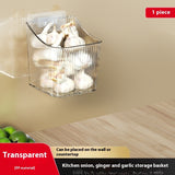 Ginger And Garlic Storage Hanging Basket Kitchen