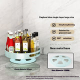 Kitchen Double-layer Rotating Seasoning Product Storage Rack