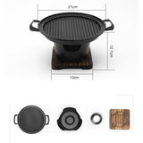 Mini BBQ Grill Alcohol Stove