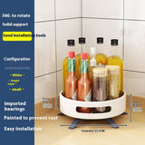 Kitchen Double-layer Rotating Seasoning Product Storage Rack