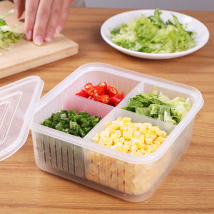 Onion Ginger Garlic Preservation Sealed Drain Storage Box