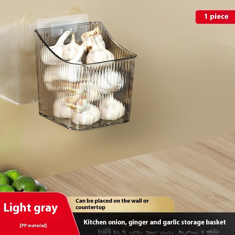 Ginger And Garlic Storage Hanging Basket Kitchen