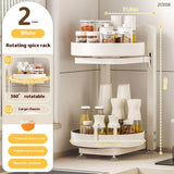 Kitchen Countertop Multi-function Rotating Seasoning Product Storage Rack