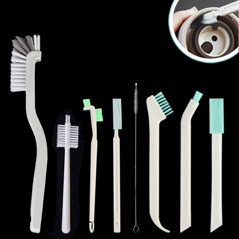 Kitchen Tools Clean Narrow Brush Plastic Cleaning Brush Long Handle Milk Bottle Glass Tube Cleaning Pan Bowl Brush Kit