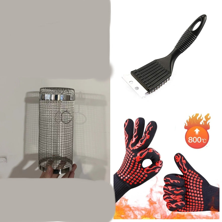 Net Portable Outdoor Camping Barbecue Rack Kitchen Gadgets