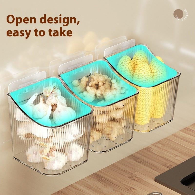 Ginger And Garlic Storage Hanging Basket Kitchen