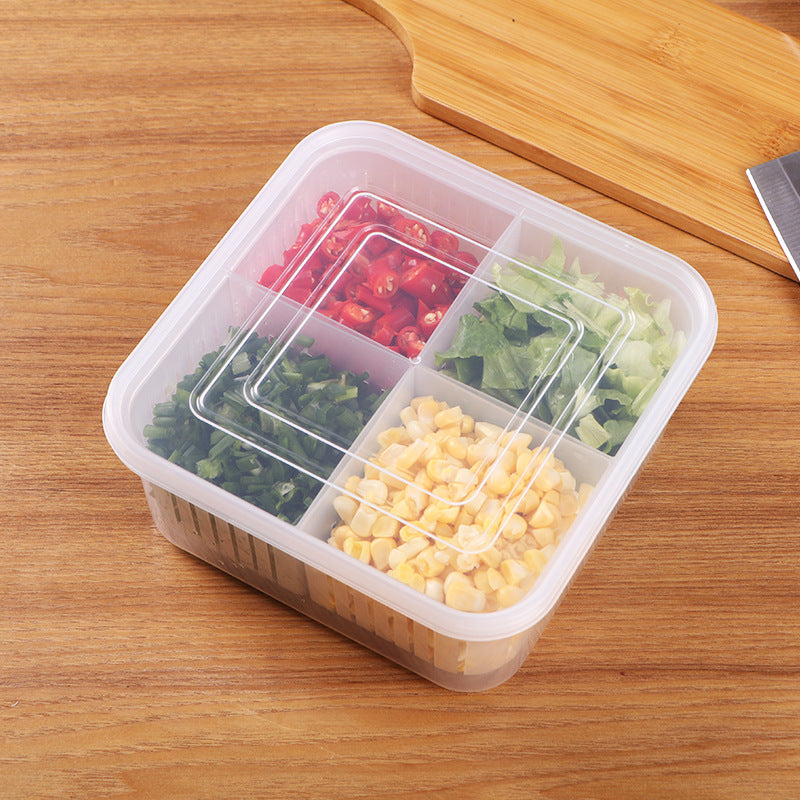 Onion Ginger Garlic Preservation Sealed Drain Storage Box