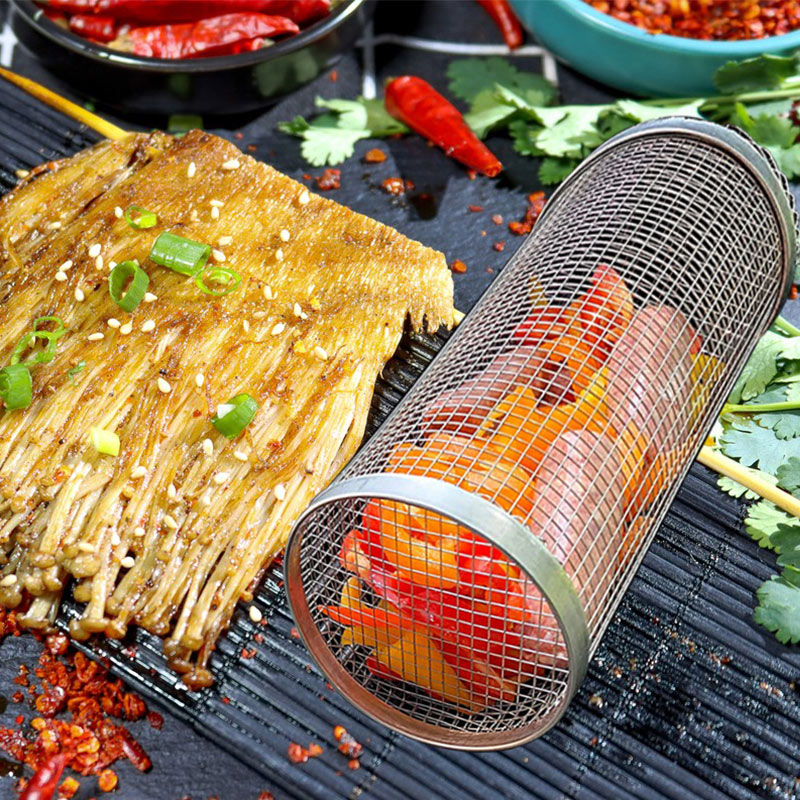 Net Portable Outdoor Camping Barbecue Rack Kitchen Gadgets